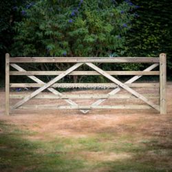 Quality Wooden Field Gates 5 Bar for Access